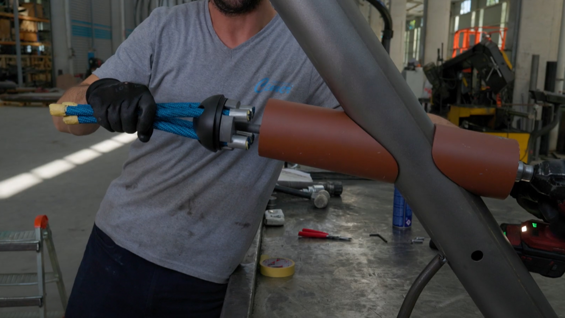 Tüp Gerdirme Düzeneği Montajı #4